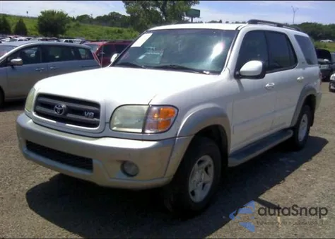 2002 Toyota Sequoia Sr5 from USA, damaged, VIN 5TDZT34A42S073309
